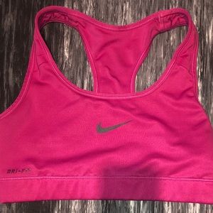 Pink Used Nike Sports Bra